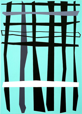 Späte Filter – 2009, Acryl auf Leinwand, 120x85 cm (Jan Bräumer)